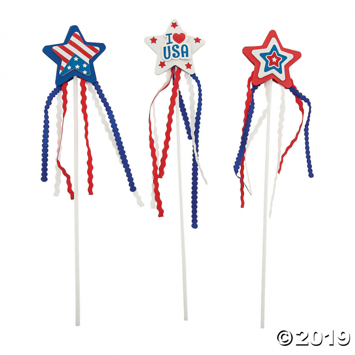 Patriotic Wand Craft Kit (Makes 12)