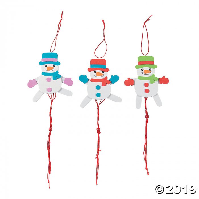 Dancing Snowman Craft Kit (Makes 6)