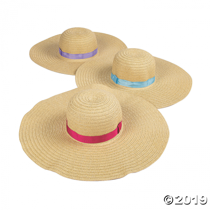 Adult's Floppy Sun Hats (6 Piece(s))
