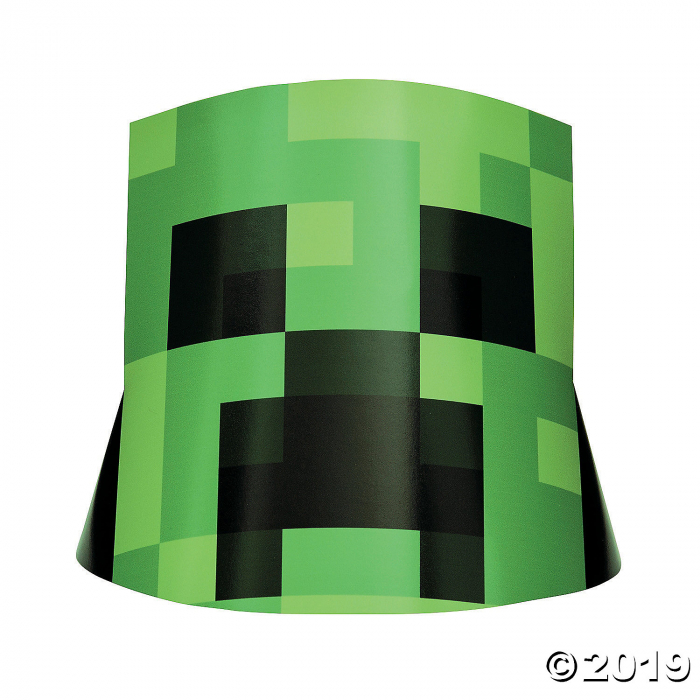Minecraft® Creeper Party Hats (8 Piece(s))