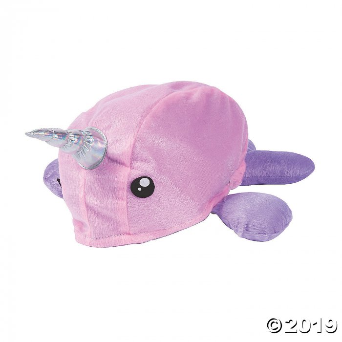 Plush Narwhal Hat (1 Piece(s))