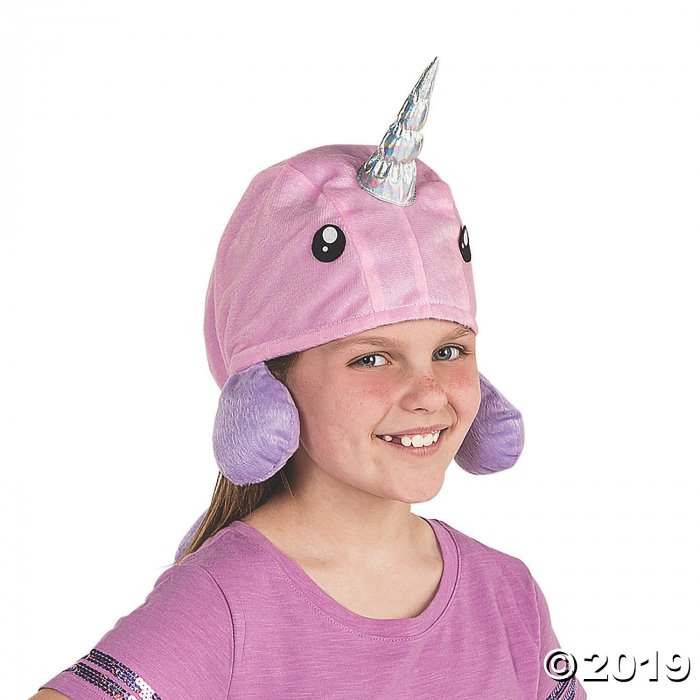 Plush Narwhal Hat (1 Piece(s))