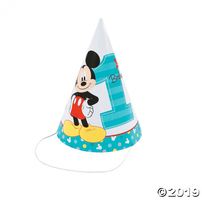 Disney® Mickey's Fun To Be One Cone Party Hats (8 Piece(s))