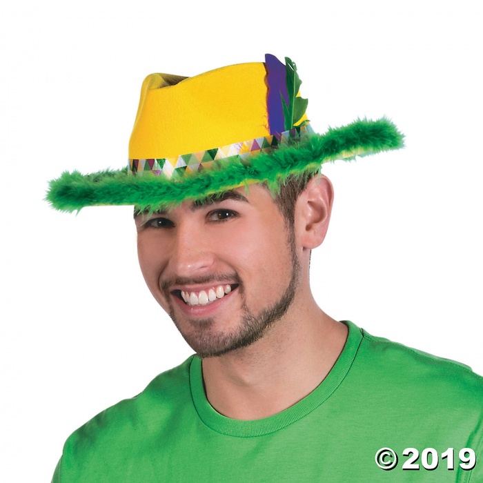 Mardi Gras Fedora (1 Piece(s))