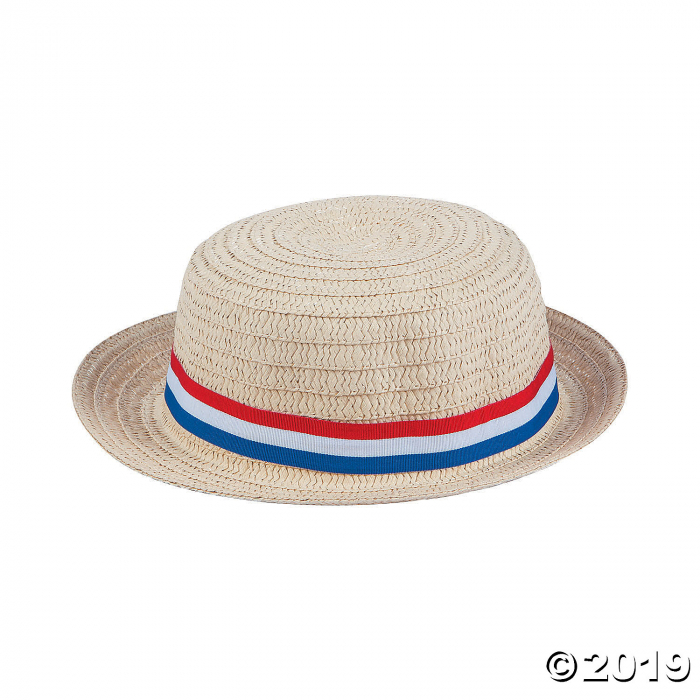 Patriotic Skimmer Hats (Per Dozen)