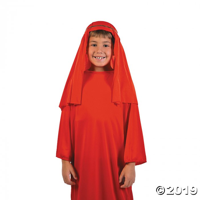 Kid's Red Nativity Hat (1 Piece(s))