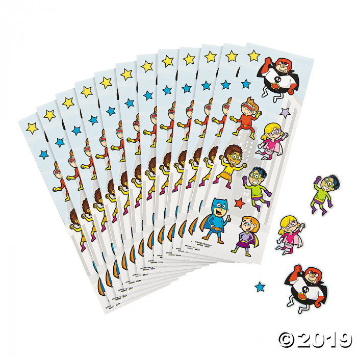 Superhero Super Stickers (24 Sheet(s)) Superhero Super Stickers (24 Sheet(s))