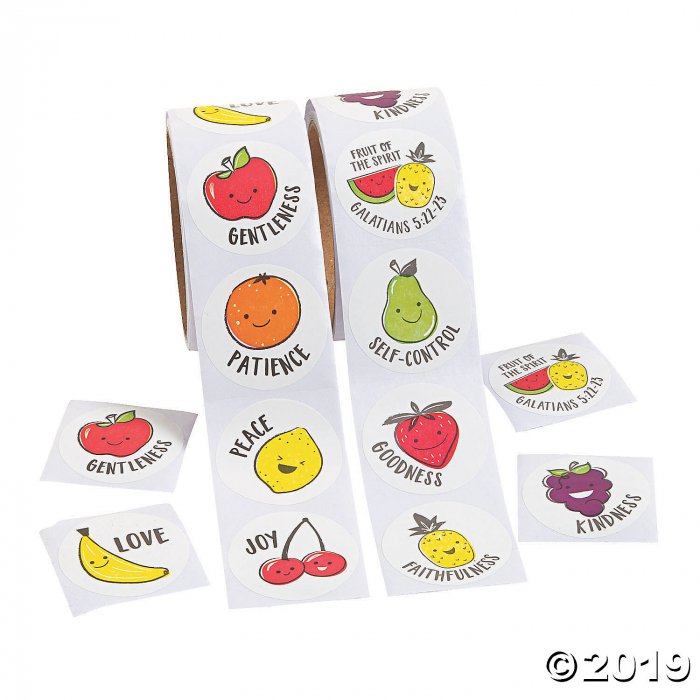 Fruit of the Spirit Scented Sticker Roll (1 Unit(s))