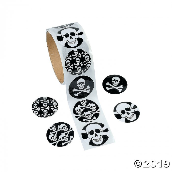 Skull Sticker Rolls (1 Roll(s))