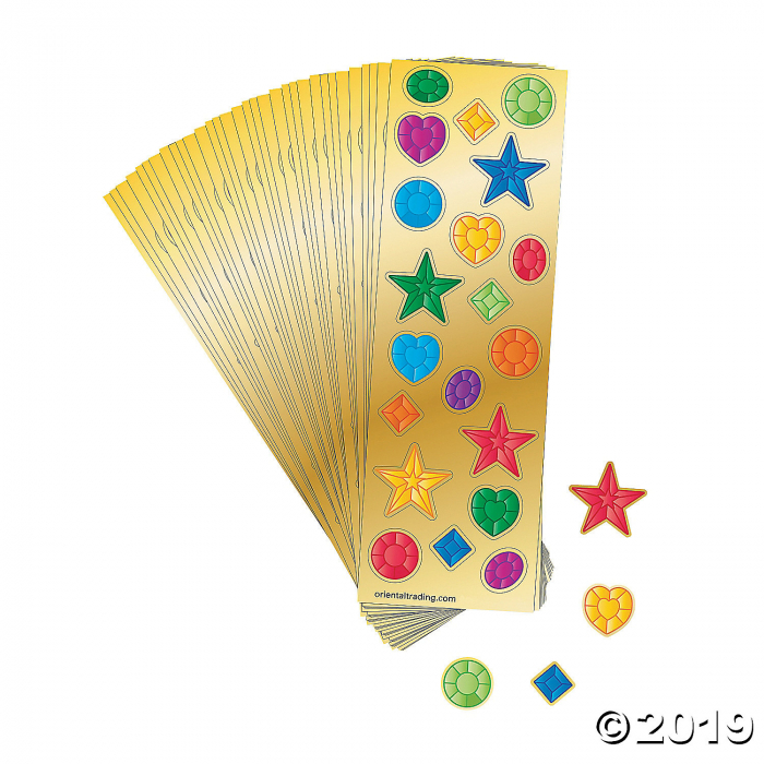 Jewel Sticker Sheets (24 Piece(s)) Jewel Sticker Sheets (24 Piece(s))