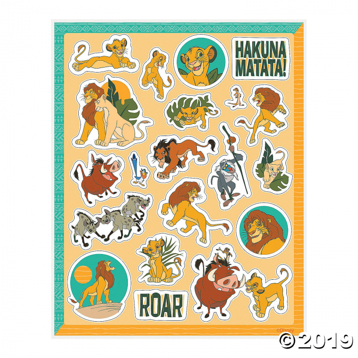 Disney The Lion King Stickers (4 Sheet(s)) Disney The Lion King Stickers (4 Sheet(s))
