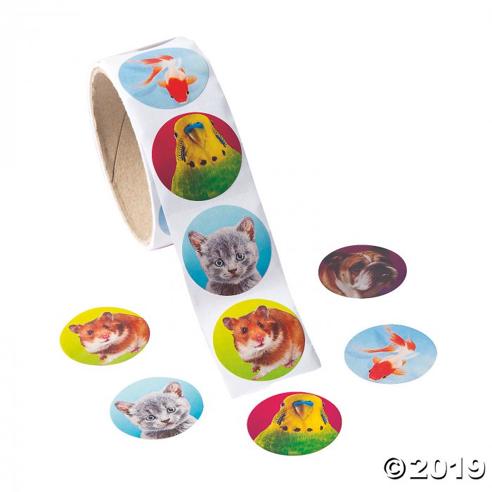 Realistic Photo Pet Stickers (1 Roll(s))