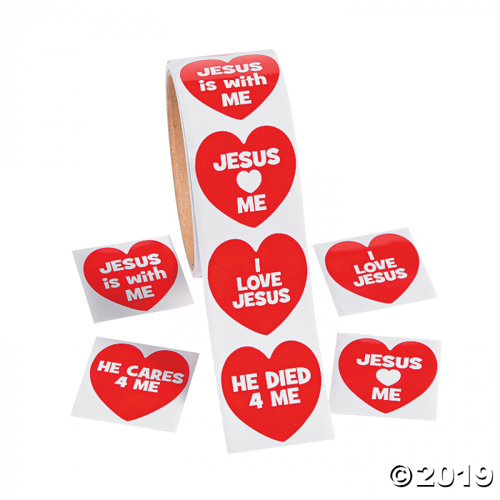 Jesus Loves Me Stickers (1 Roll(s))