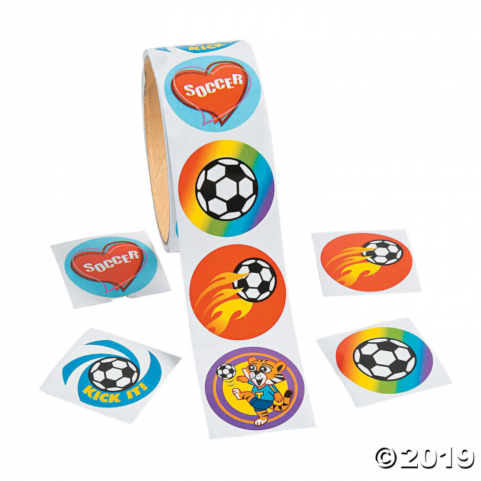 Soccer Stickers (1 Roll(s))