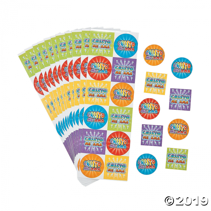 Spanish Jesus Loves Me Stickers (24 Sheet(s))