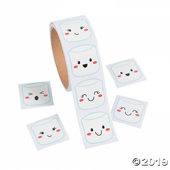 Marshmallow Stickers (1 Roll(s))
