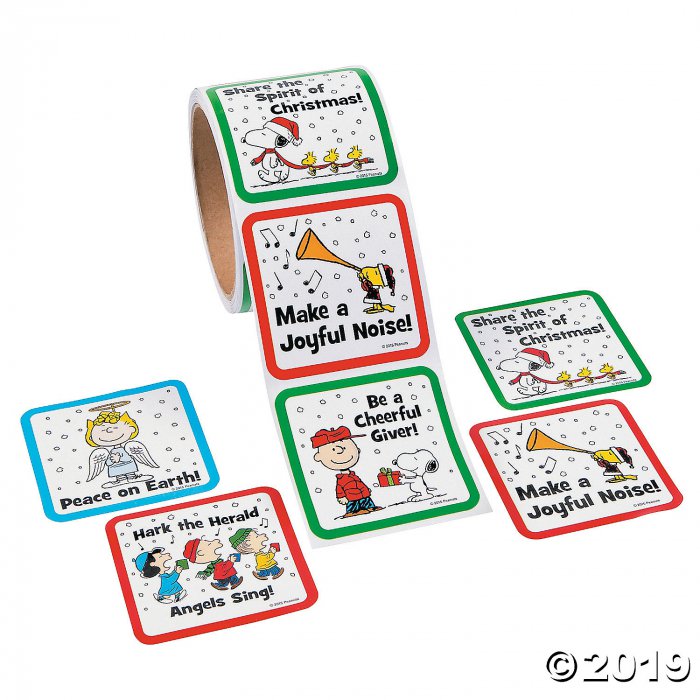 Peanuts® Inspirational Christmas Stickers (1 Roll(s))