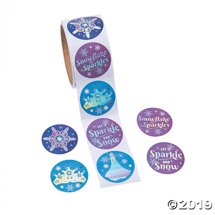 Winter Princess Sticker Rolls (1 Roll(s))