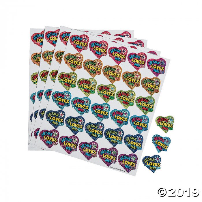 Carson-Dellosa® Dazzle Jesus Loves Me Sticker Sheets (4 Sheet(s))