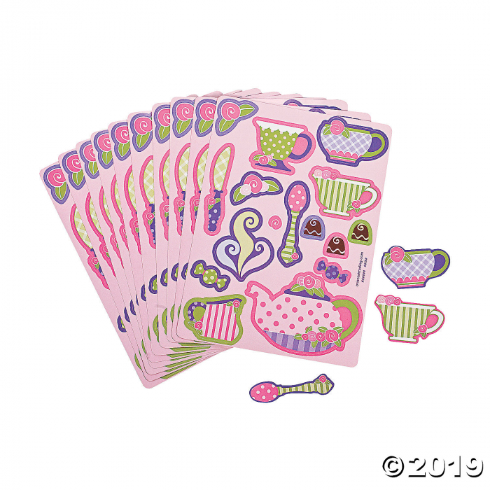 Tea Party Sticker Sheets (24 Sheet(s))