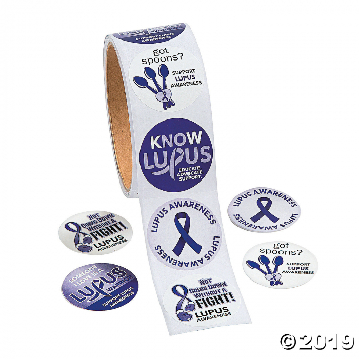 Lupus Awareness Stickers (1 Roll(s))