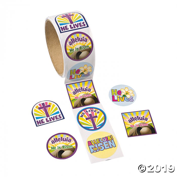 He Lives Easter Stickers (1 Roll(s))