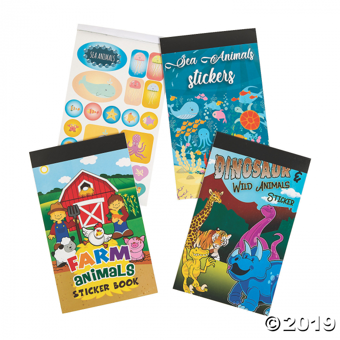 Dinosaurs & Animals Books of Stickers (3 Piece(s))