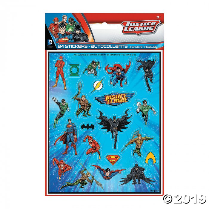 DC Comics Justice League Stickers (4 Sheet(s))