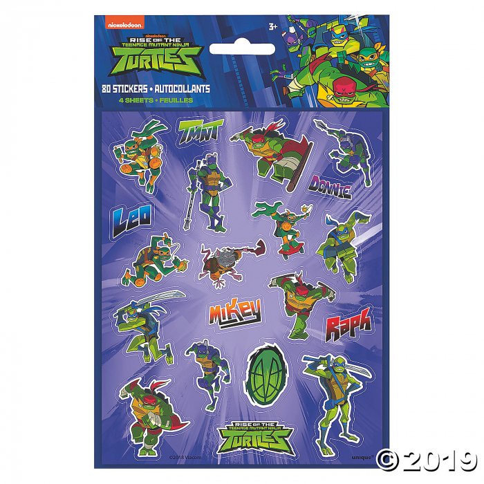 Rise of the Teenage Mutant Ninja Turtles Stickers (4 Sheet(s))