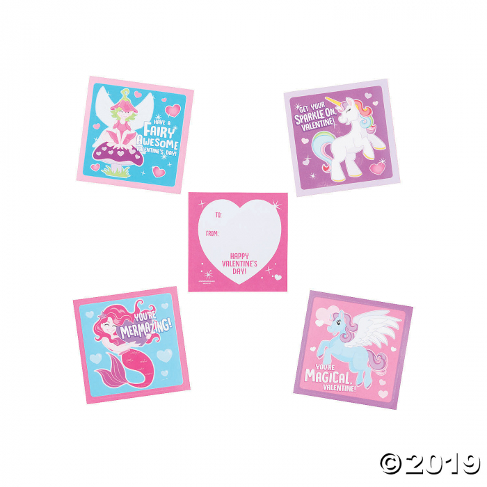 Fantastical Character Valentine's Day Sticker Sheets (16 Piece(s))