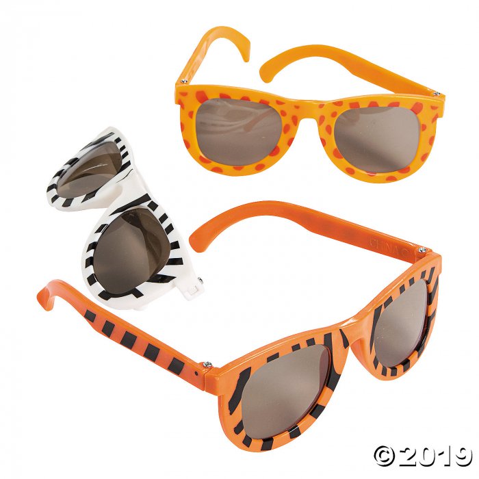 Kid's Animal Print Sunglasses (Per Dozen)