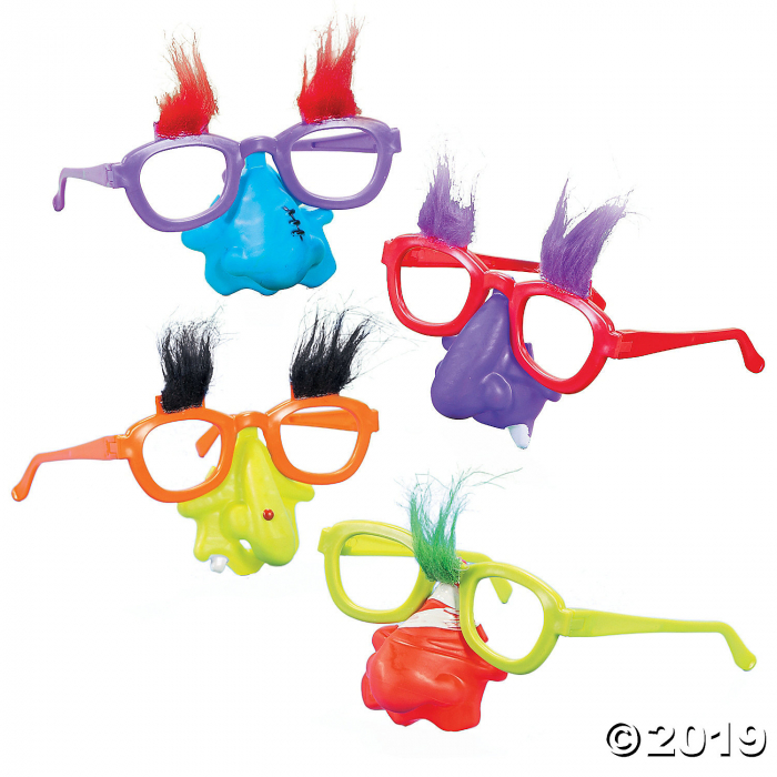Monster Funny Glasses (Per Dozen)