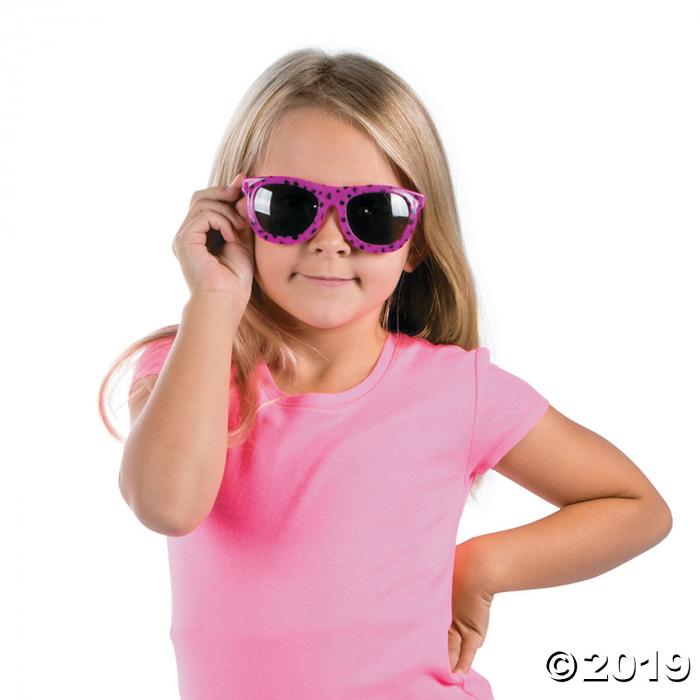 Bright Animal Print Sunglasses (Per Dozen)