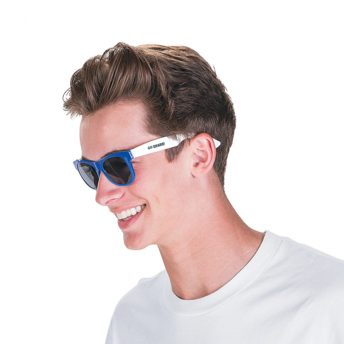 Personalized Blue & White Two-Tone Sunglasses (48 Piece(s))