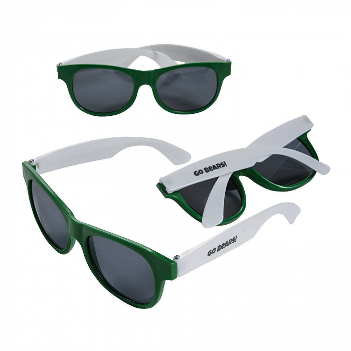 Personalized Green & White Two-Tone Sunglasses (48 Piece(s))