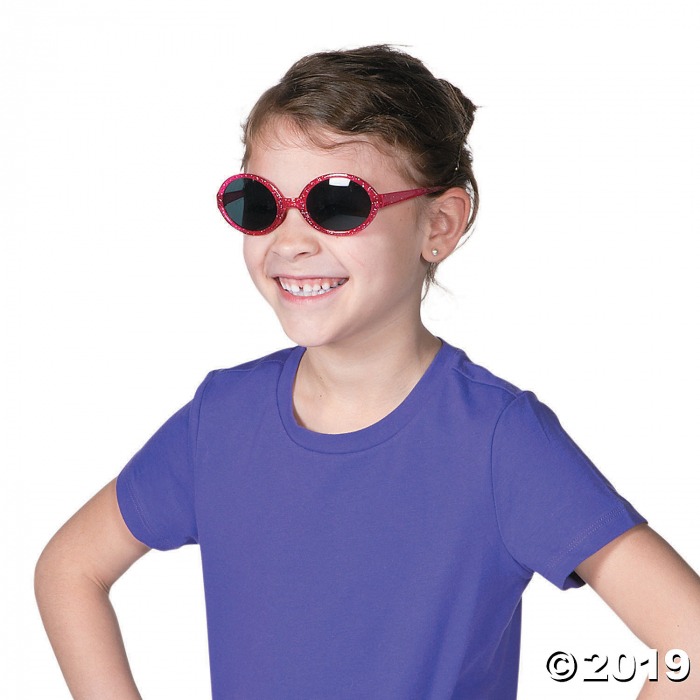 Kids' Glitter Sunglasses Assortment (Per Dozen)