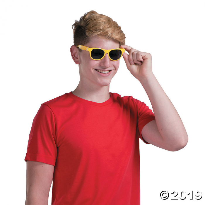Yellow Nomad Sunglasses - 12 Pc. (Per Dozen)