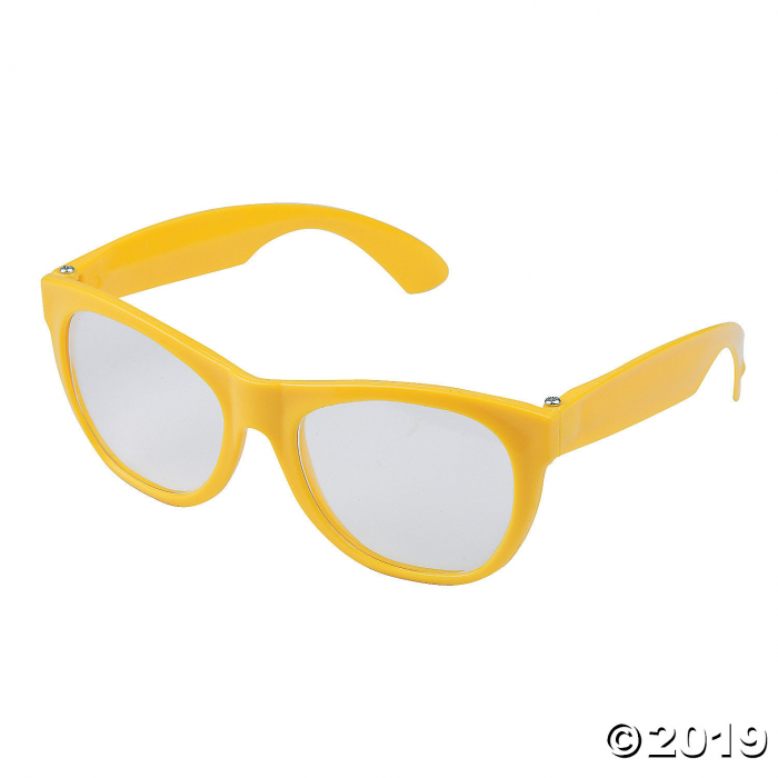 Yellow Clear Lens Glasses - 12 Pc. (Per Dozen)