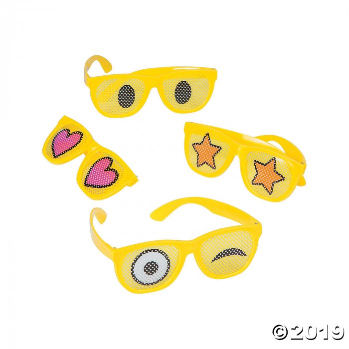 Emoji Eye Pinhole Glasses (Per Dozen)