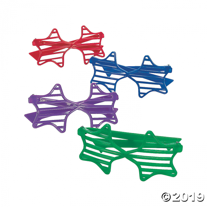 Star-Shaped Shutter Glasses (Per Dozen)