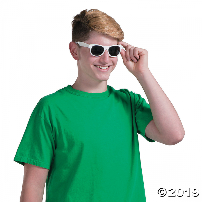 White Nomad Sunglasses - 12 Pc. (Per Dozen)