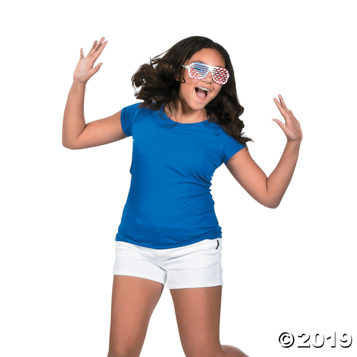 Patriotic Shutter Glasses - 12 Pc. (Per Dozen)