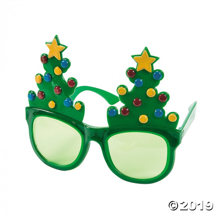 Child's Christmas Tree Sunglasses (Per Dozen)