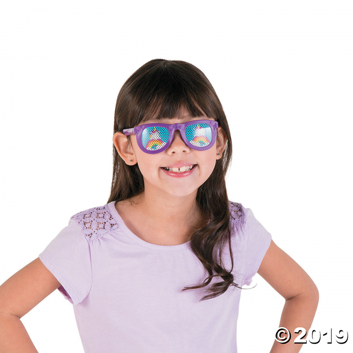 Kid's Unicorn Pinhole Glasses (Per Dozen)