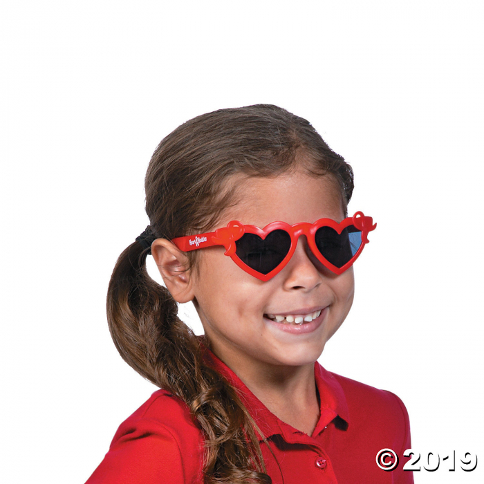 Kids' Heart Health Ribbon Sunglasses - 12 Pc. (Per Dozen)