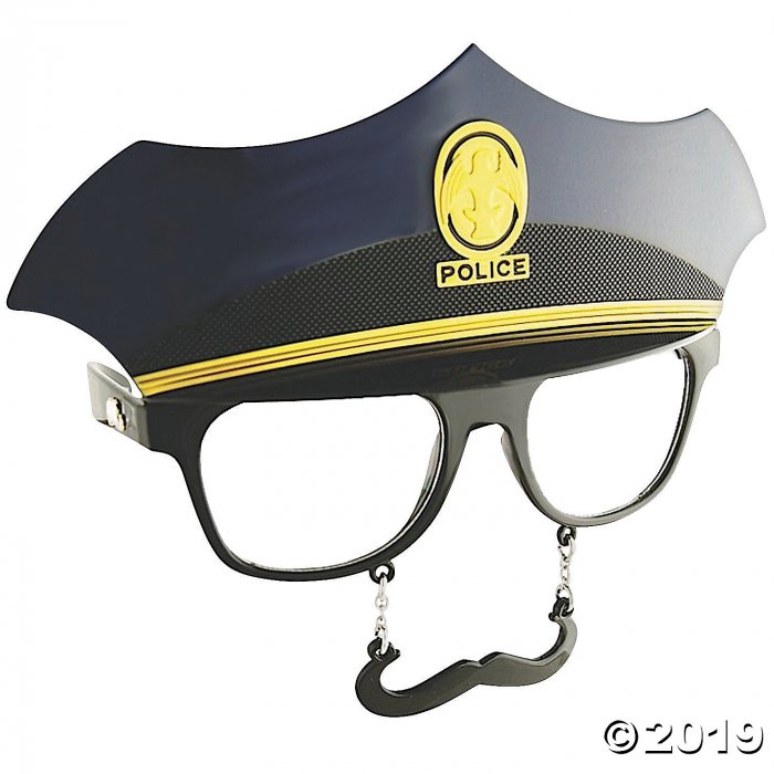 Sun-Stache Police Glasses (1 Piece(s))