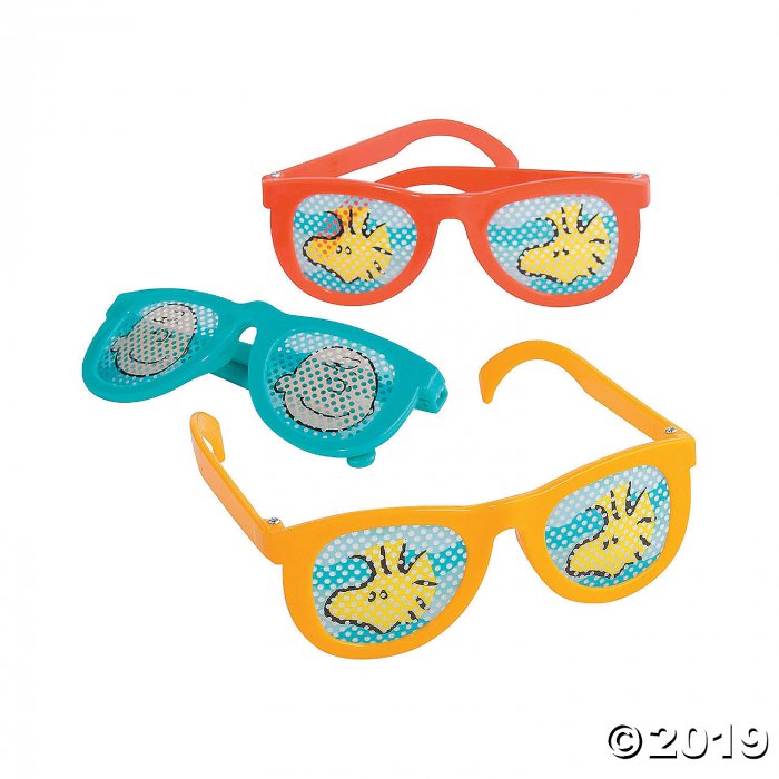 Peanuts® Summer Pinhole Glasses (Per Dozen)