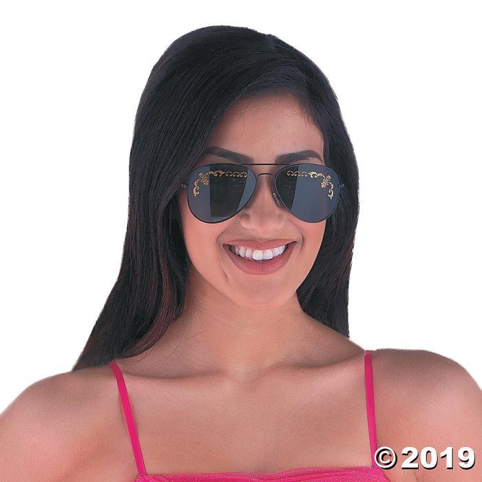 Timeless Glamour Aviator Sunglasses - 12 Pc. (Per Dozen)
