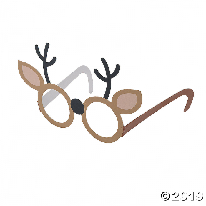 Reindeer Paper Glasses (Per Dozen)