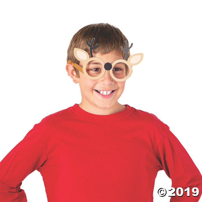 Reindeer Paper Glasses (Per Dozen)
